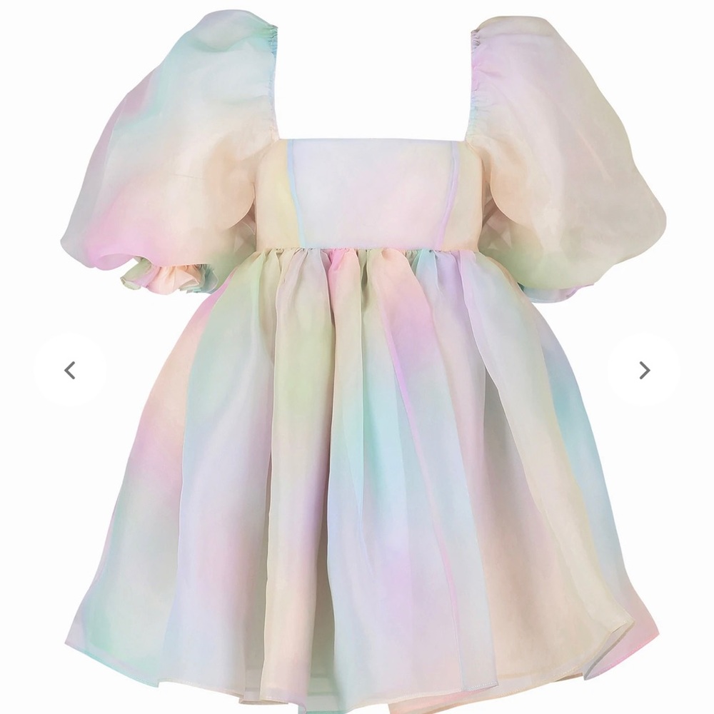 Selkie rainbow puff dress 5x